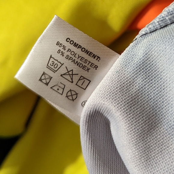 Rainbow Color Block Large Hoodie KYKU Pride Solid Rainbow ROYBGP Colors NWOT - Picture 4 of 5